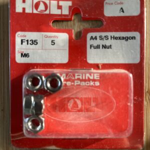 Holt marine F135 m6 A4 s\s full nut pack