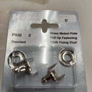 Holt marine P032 brass nickel plate pullup fastening cloth fixing stud pack