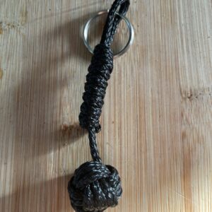 Upcycled monkey fist key ring