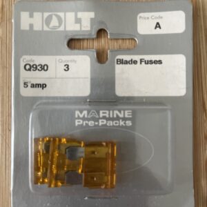 Holt marine Q930 5 amp blade fuses pack