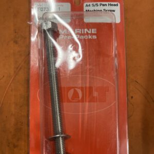 Holt marine F073 m8 x 100 A4 s\s pan m\screw pack