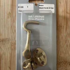 Holt marine K144 75mm brass silent hook and eye