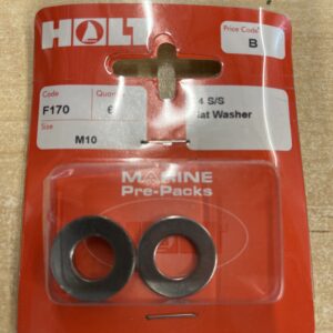 Holt marine F170 m10 A4 s\s flat washer pack
