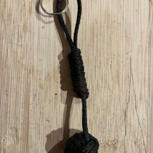 Upcycled monkey fist key ring