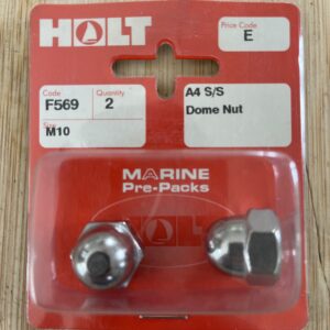 Holt marine F569 m10 dome nut A s/s pack