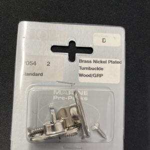 Holt marine P054 brass nickel plated turnbuckle