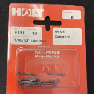 Holt marine F191 1.6 x 13mm A4 s/s cotter pins