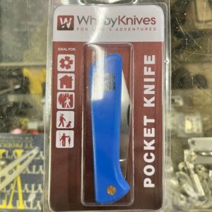 whitby lock knife blue handle