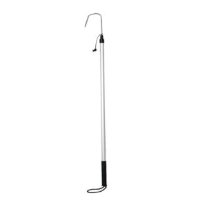Gaff w/ Anod. Alumin. Pole Ø25mm, L.1370mm & Inox Hook Ø8mmxW.100mm